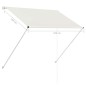 vidaXL Toldo retráctil crema 100x150 cm vidaXL Toldo retráctil crema 100x150 cm