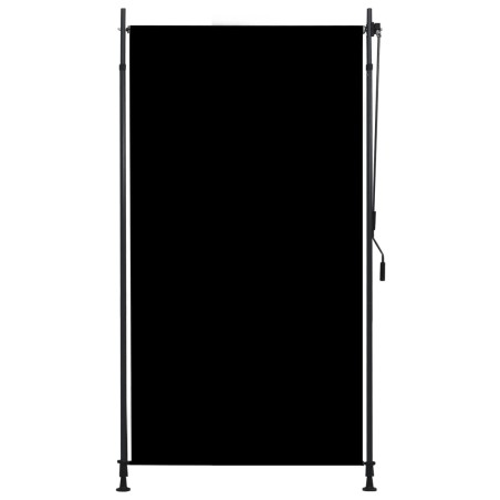 vidaXL Estor enrollable de exterior gris antracita 120x270 cm 