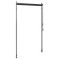 vidaXL Estor enrollable de exterior gris antracita 120x270 cm 