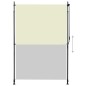 vidaXL Estor enrollable de exterior color crema 150x270 cm vidaXL Estor enrollable de exterior color crema 150x270 cm