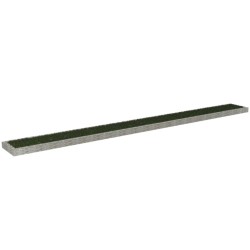 vidaXL Arriate de gaviones de acero galvanizado 1000x100x20 cm