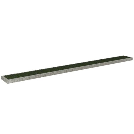 vidaXL Arriate de gaviones de acero galvanizado 1000x100x20 cm