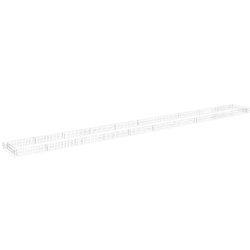 vidaXL Arriate de gaviones de acero galvanizado 1000x100x20 cm