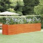 vidaXL Arriate oxidado de acero corten 400x80x77 cm vidaXL Arriate oxidado de acero corten 400x80x77 cm