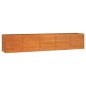 vidaXL Arriate oxidado de acero corten 400x80x77 cm vidaXL Arriate oxidado de acero corten 400x80x77 cm