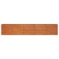 vidaXL Arriate oxidado de acero corten 400x80x77 cm vidaXL Arriate oxidado de acero corten 400x80x77 cm