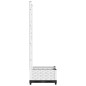 vidaXL Jardinera con enrejado PP blanco 40x40x121,5 cm vidaXL Jardinera con enrejado PP blanco 40x40x121,5 cm