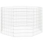 vidaXL Jaula para conejos de 8 paneles hierro galvanizado 54x80 cm vidaXL Jaula para conejos de 8 paneles hierro galvanizado 54x80 cm