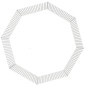 vidaXL Jaula para conejos de 8 paneles hierro galvanizado 54x80 cm vidaXL Jaula para conejos de 8 paneles hierro galvanizado 54x80 cm