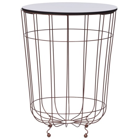 vidaXL Mesa de centro dorado Ø 40 cm