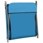 vidaXL Tumbonas plegables 2 unidades acero y tela azul vidaXL Tumbonas plegables 2 unidades acero y tela azul