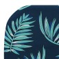 vidaXL Tumbonas plegables 2 unidades acero y tela estampado de hojas vidaXL Tumbonas plegables 2 unidades acero y tela estampado de hojas