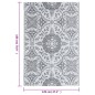 vidaXL Alfombra de exterior PP gris claro 120x180 cm vidaXL Alfombra de exterior PP gris claro 120x180 cm
