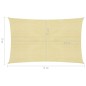 vidaXL Toldo de vela beige HDPE 160 g/m² 3x5 m vidaXL Toldo de vela beige HDPE 160 g/m² 3x5 m