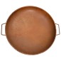 vidaXL Brasero de acero 67,5x58x22,5 cm