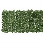 vidaXL Toldo para balcón con hojas verde oscuro 300x75 cm vidaXL Toldo para balcón con hojas verde oscuro 300x75 cm