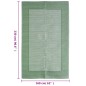 vidaXL Alfombra de exterior PP verde 160x230 cm vidaXL Alfombra de exterior PP verde 160x230 cm