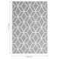 vidaXL Alfombra de exterior PP gris 140x200 cm vidaXL Alfombra de exterior PP gris 140x200 cm