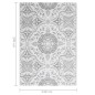 vidaXL Alfombra de exterior PP gris 140x200 cm vidaXL Alfombra de exterior PP gris 140x200 cm