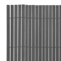 vidaXL Valla de jardín doble cara gris 110x400 cm vidaXL Valla de jardín doble cara gris 110x400 cm