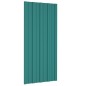 vidaXL Panel para tejado acero galvanizado verde 12 unidades 100x45 cm