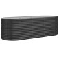 vidaXL Jardinera arriate acero recubierto polvo antracita 224x80x68 cm vidaXL Jardinera arriate acero recubierto polvo antracita 224x80x68 cm