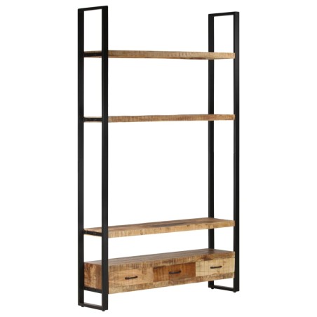 vidaXL Aparador de madera maciza de mango rugosa 118x30x200 cm