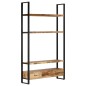 vidaXL Aparador de madera maciza de mango rugosa 118x30x200 cm