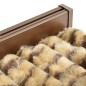 vidaXL Cortina mosquitera de chenilla beige y marrón 56x185 cm vidaXL Cortina mosquitera de chenilla beige y marrón 56x185 cm