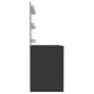 vidaXL Tocador de maquillaje con luces LED MDF negro 110x55x145 cm vidaXL Tocador de maquillaje con luces LED MDF negro 110x55x145 cm