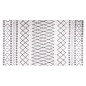 vidaXL Alfombra lavable antideslizante negro y blanco 190x300 cm