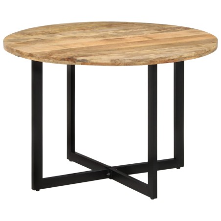 vidaXL Mesa de comedor madera maciza de mango 110x75 cm 