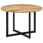 vidaXL Mesa de comedor madera maciza de mango 110x75 cm vidaXL Mesa de comedor madera maciza de mango 110x75 cm
