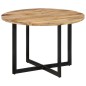 vidaXL Mesa de comedor madera maciza de mango 110x75 cm vidaXL Mesa de comedor madera maciza de mango 110x75 cm