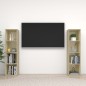 vidaXL Muebles de salón 2 piezas madera ingeniería roble Sonoma vidaXL Muebles de salón 2 piezas madera ingeniería roble Sonoma