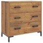 vidaXL Cómoda de madera maciza de pino 75x35x70 cm vidaXL Cómoda de madera maciza de pino 75x35x70 cm