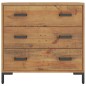 vidaXL Cómoda de madera maciza de pino 75x35x70 cm vidaXL Cómoda de madera maciza de pino 75x35x70 cm