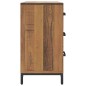 vidaXL Cómoda de madera maciza de pino 75x35x70 cm vidaXL Cómoda de madera maciza de pino 75x35x70 cm