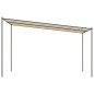 vidaXL Cenador acero y tela beige 4x4 m 180 g/m²