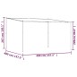 vidaXL Cenador acero y tela beige 4x4 m 180 g/m²