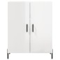 vidaXL Aparador alto madera contrachapada blanco brillo 69,5x34x180 cm vidaXL Aparador alto madera contrachapada blanco brillo 69,5x34x180 cm