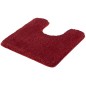Kleine Wolke Alfombra para inodoro Relax rojo rubí 55x55 cm