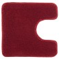 Kleine Wolke Alfombra para inodoro Relax rojo rubí 55x55 cm