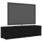 vidaXL Mueble para TV madera contrachapada negro 120x34x30 cm vidaXL Mueble para TV madera contrachapada negro 120x34x30 cm