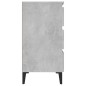 vidaXL Aparador de madera contrachapada gris hormigón 60x35x69 cm vidaXL Aparador de madera contrachapada gris hormigón 60x35x69 cm