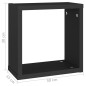 vidaXL Estante cubo pared 6 uds negro 30x15x30 cm vidaXL Estante cubo pared 6 uds negro 30x15x30 cm