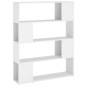 vidaXL Estantería/divisor de espacios blanco 100x24x124 cm