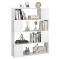 vidaXL Estantería/divisor de espacios blanco 100x24x124 cm