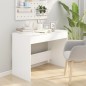 vidaXL Escritorio de madera contrachapada blanco 101x50x76,5 cm vidaXL Escritorio de madera contrachapada blanco 101x50x76,5 cm