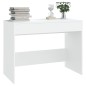 vidaXL Escritorio de madera contrachapada blanco 101x50x76,5 cm vidaXL Escritorio de madera contrachapada blanco 101x50x76,5 cm